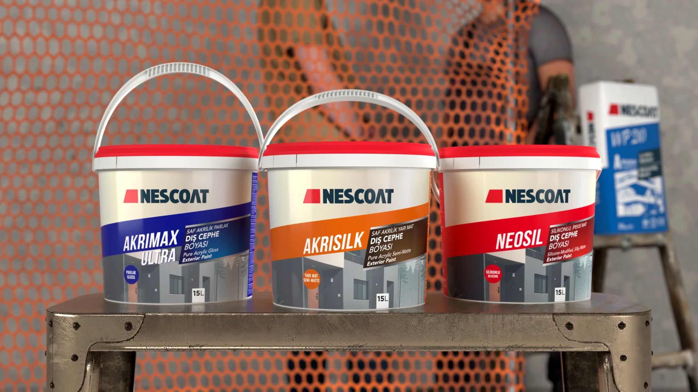 Nescoat Plastik Vedrə Seriyası — Qablaşdırma Dizaynı
