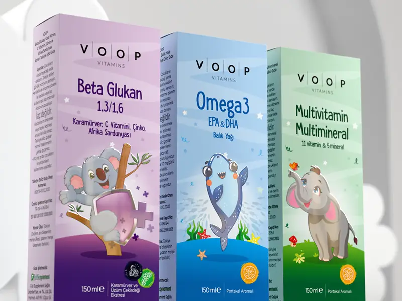 VOOP Vitamins Şurup Serisi